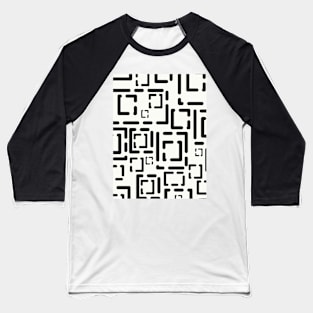 Blocks Black on Off-White 5748 Baseball T-Shirt